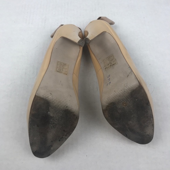 Dolce Vita Sky High Nude Bow Heel Stilettos - Picture 6 of 12